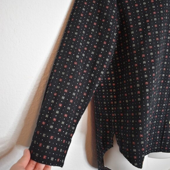 Madewell Floral Shirt Ex Boyfriend Sz XXS Button Down Oversized Preppy Academia - Picture 6 of 16